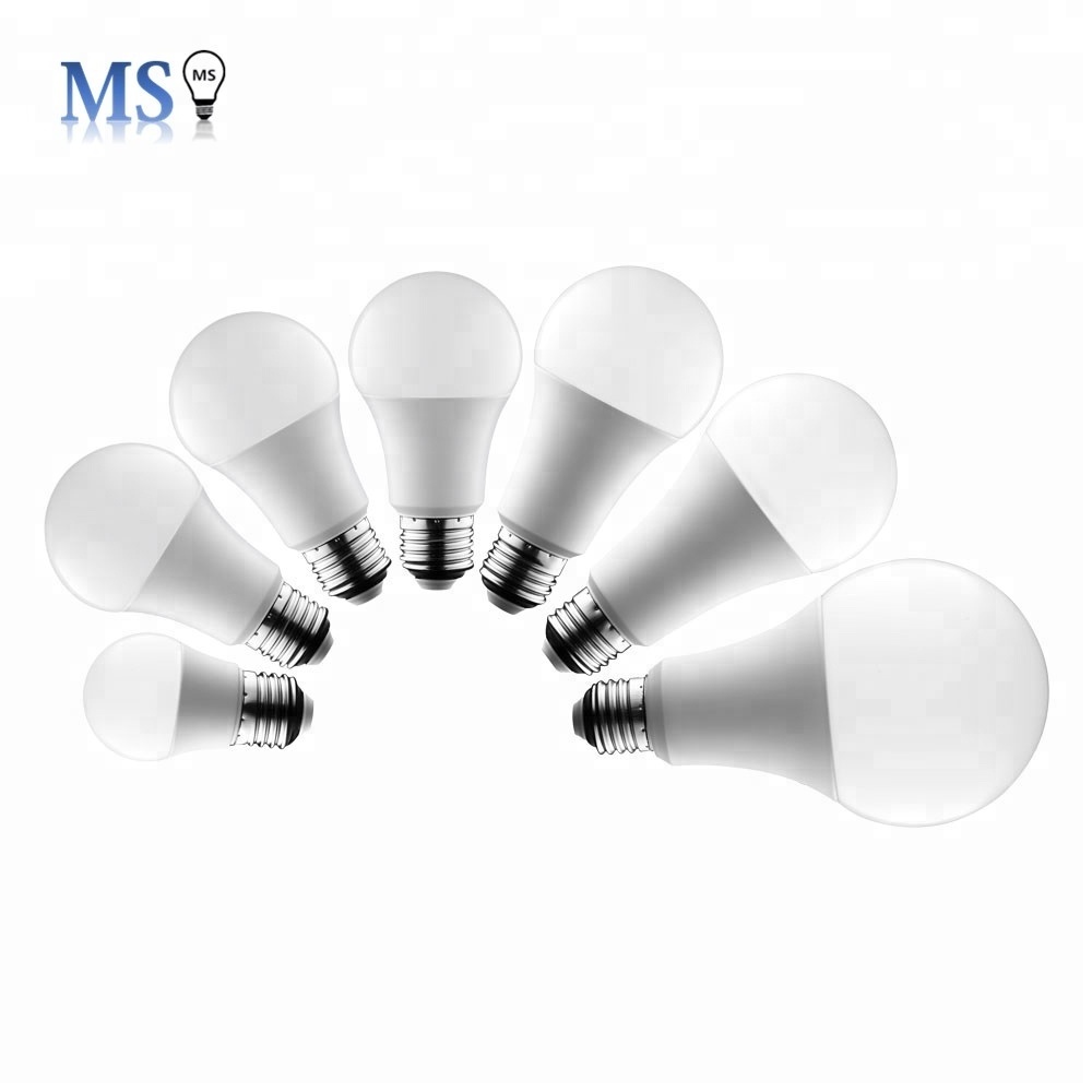 OEM milky white A60 A19 led bulb light bulb 6500k led 9 watt e27