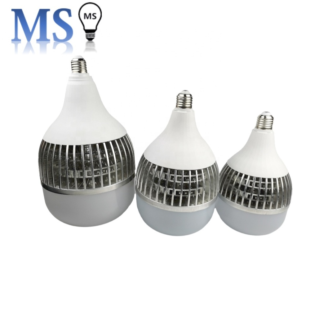 China Supplier Hot Selling Custom Electric Led Lamp Bulbs 80w 100w 120w 150w 85-265v Fin Bulb No Flicker