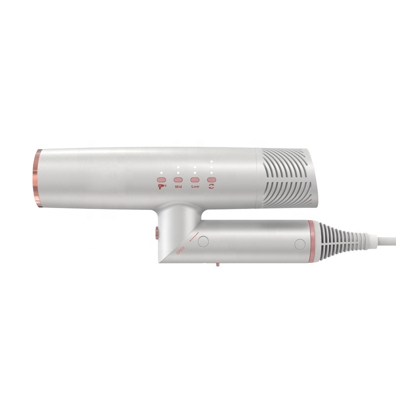 Intelligent digital Auto cleaning function cold air hair blow dryer styler professional brushless dc motor hair dryer