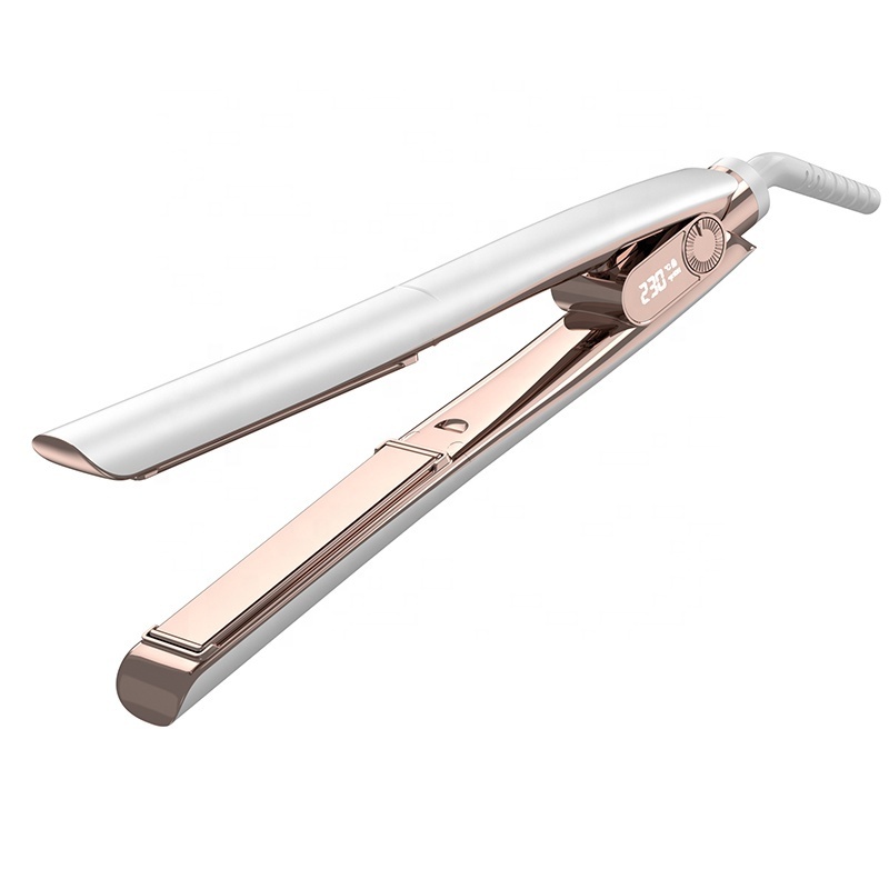 Professional Woman 2 In 1 450 Degree Ceramic LED Digital Hair Straightener