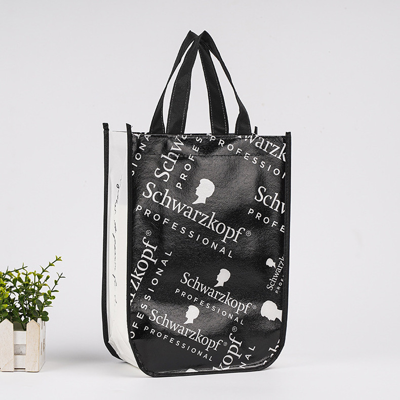 Manufacturer Price Customized Design Reusable Round Corner Non Woven Tote Bag