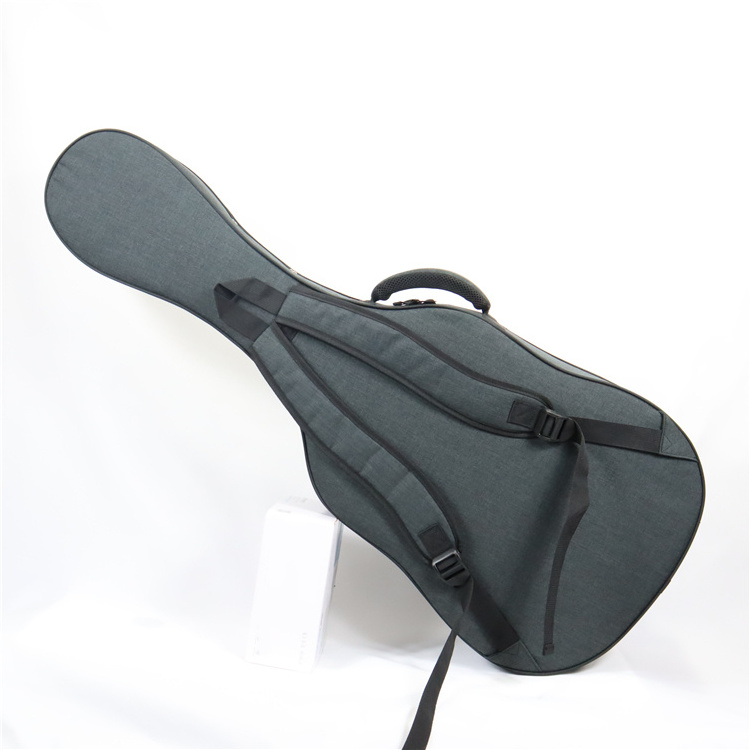 Crossbody Travel Lightly Dark Gray Folk Waterproof Double Shoulder classical guitar foam case Guitar light case