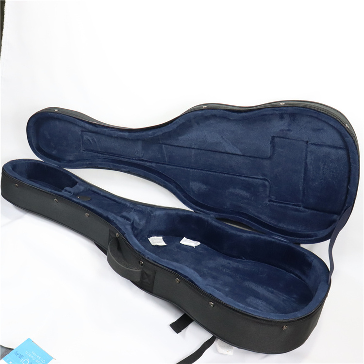 Crossbody Travel Lightly Dark Gray Folk Waterproof Double Shoulder classical guitar foam case Guitar light case