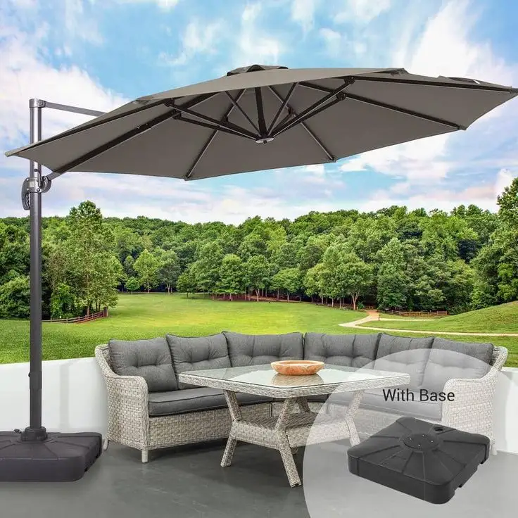 outdoor sunshade umbrella courtyard outdoor large umbrella sunproof and waterproof umbrella