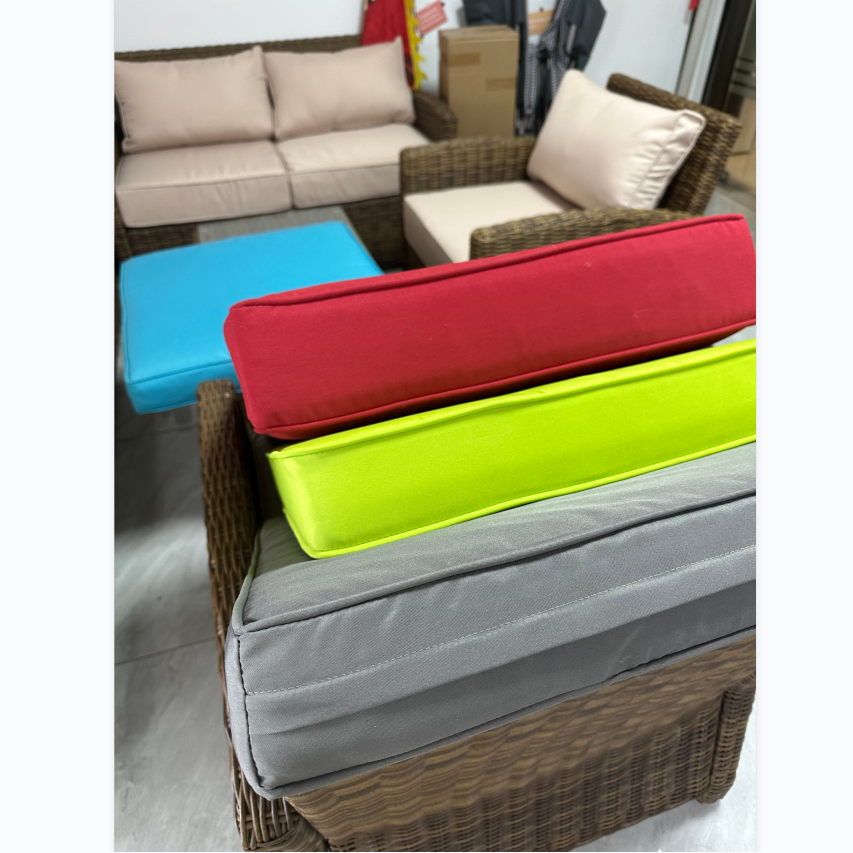 Outdoor Deep Seat Cushions For Patio Furniture Water Resistant Replacement Chair Cushions