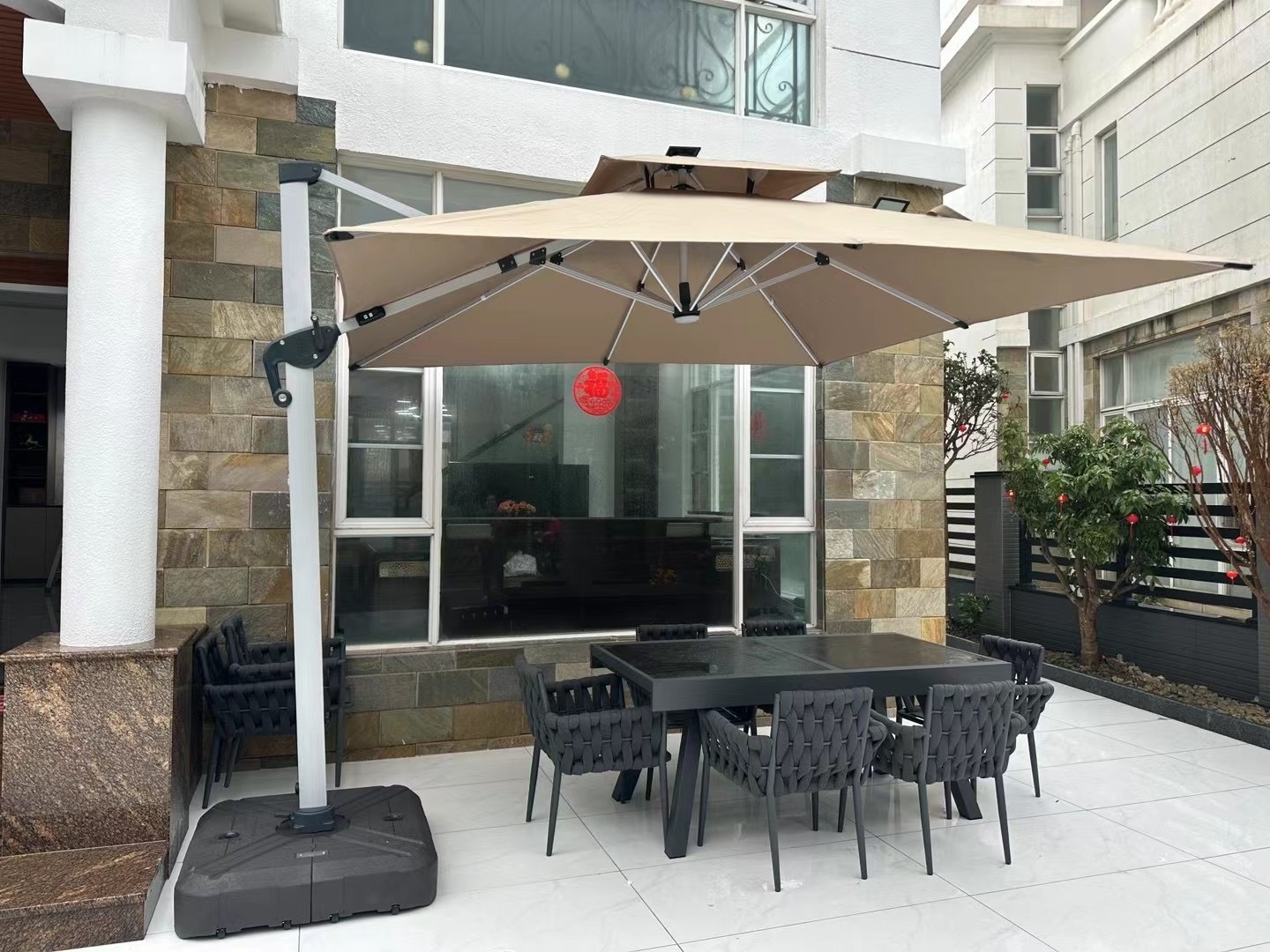 Garden Umbrella Patio Aluminum Advertising Outdoor Umbrella