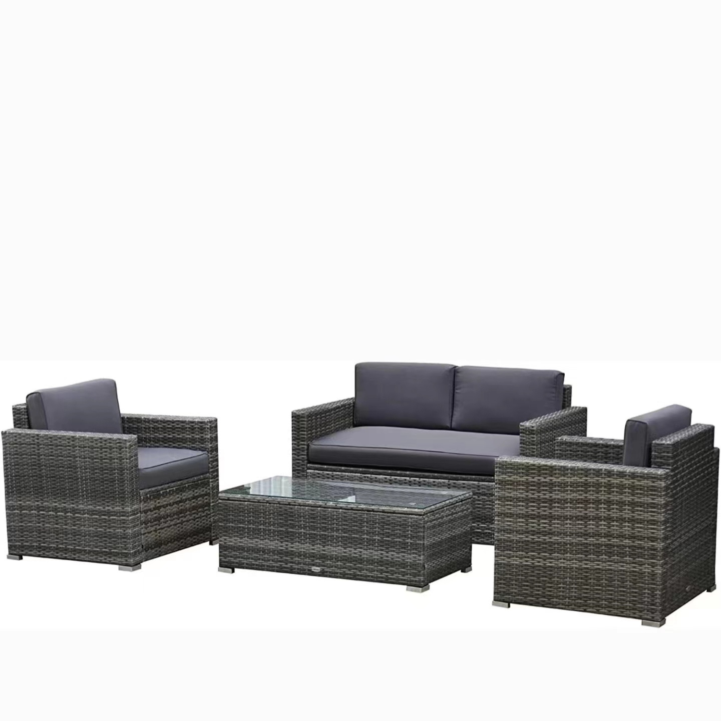 Popular Conversation Sofa with comfortable cushions Outdoor garden Furniture sofa Set