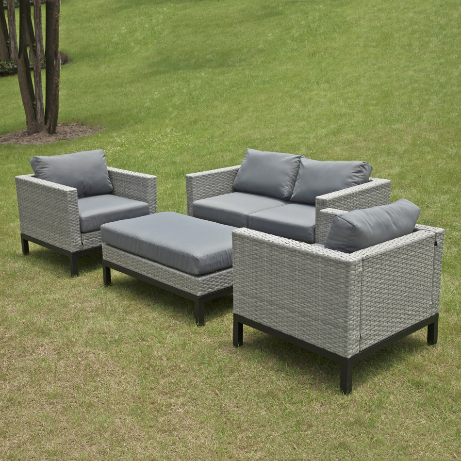 Popular Conversation Sofa with comfortable cushions Outdoor garden Furniture sofa Set