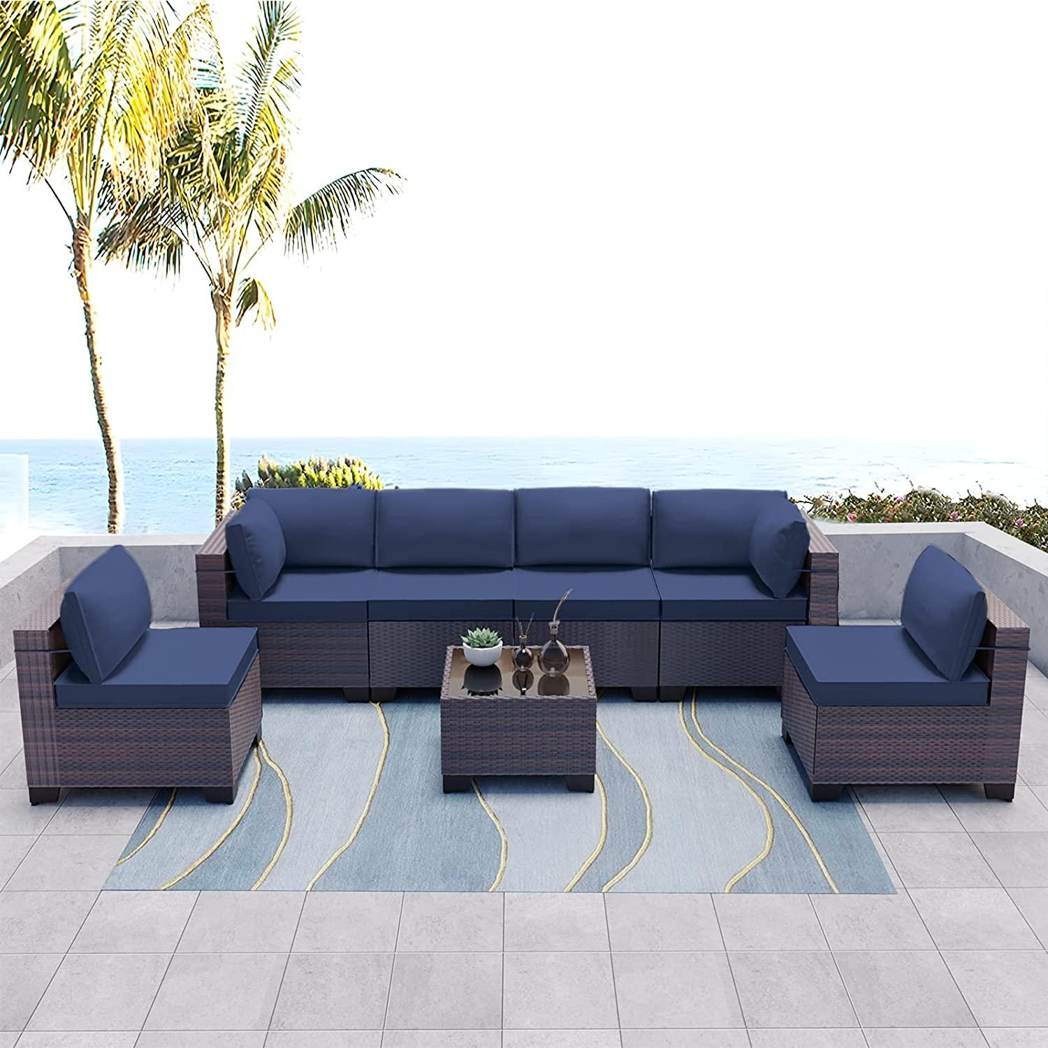 U-shaped outdoor sofa waterproof fabric can be customized can customize the color you want