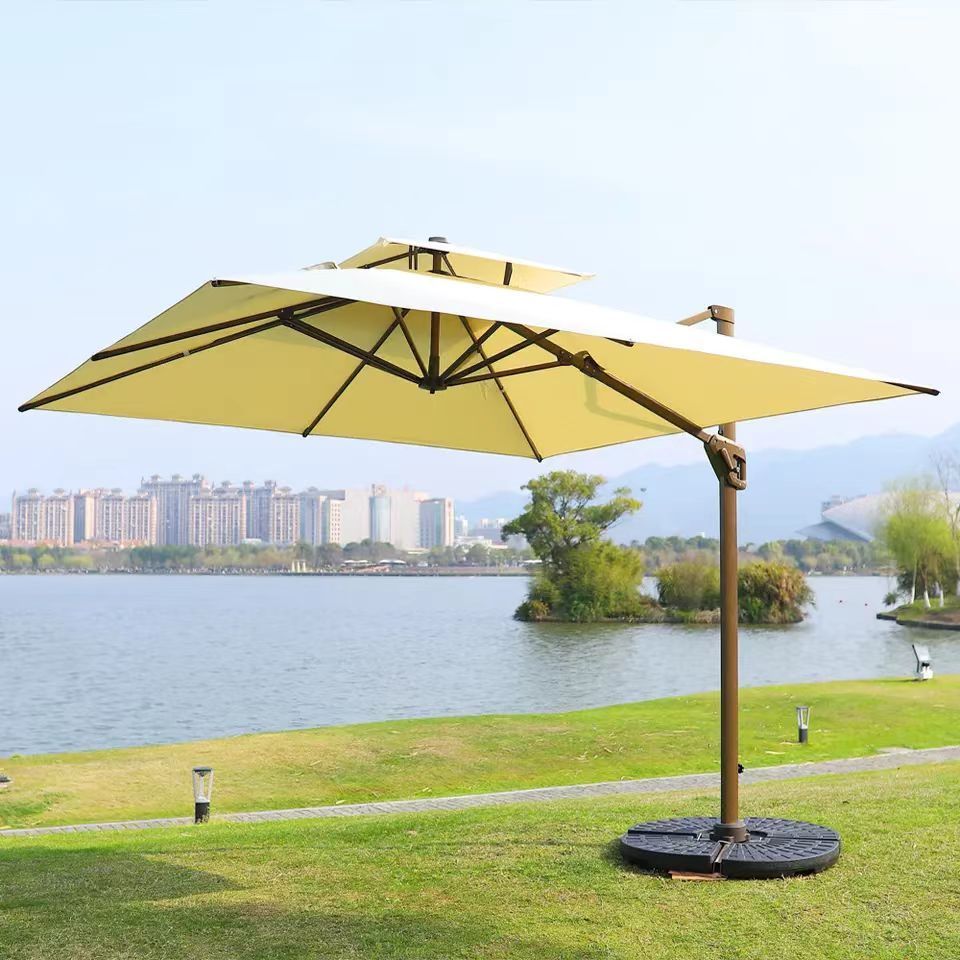 Convenient outdoor parasol Garden Courtyard terrace cafe Outdoor leisure parasol support customization