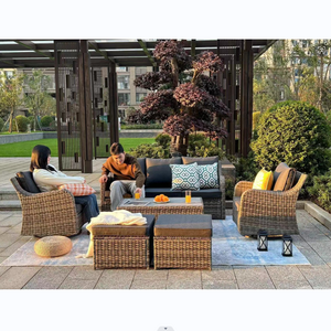 Outdoor Furniture Patio Furniture Wicker Patio Sectional Sofa balcony furniture swivel chair