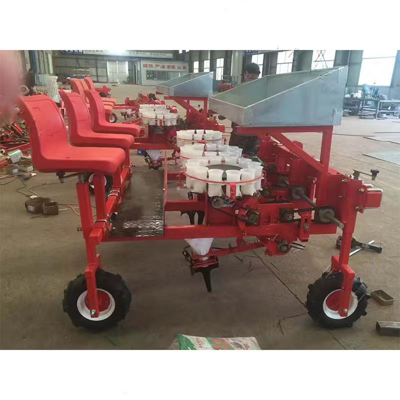 2023 hot sale high speed china agriculture seedling planter 6 rows Onion Carrot Vegetable Seedling Transplanter