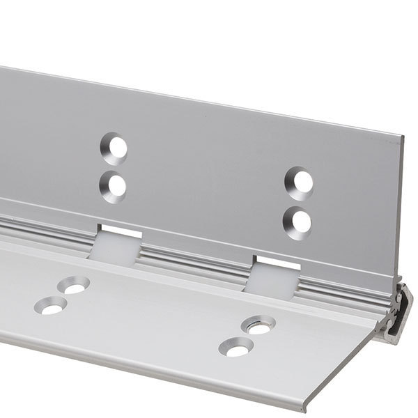 Heavy-duty stainless steel with continuous, long piano hinges