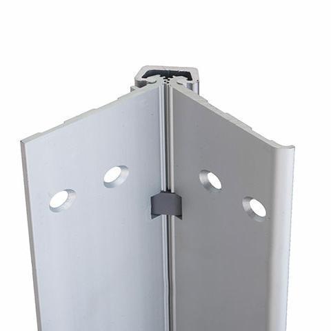 Heavy-duty stainless steel with continuous, long piano hinges