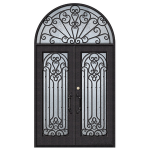 Good quality best price interior wrought iron door