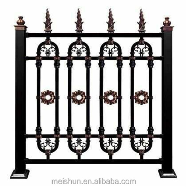 aluminum wrought aluminum metal fence decorative backyard garden fence