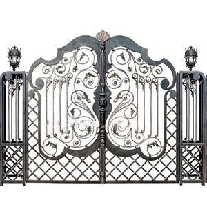 high quality automatic swing aluminum main gate for garden