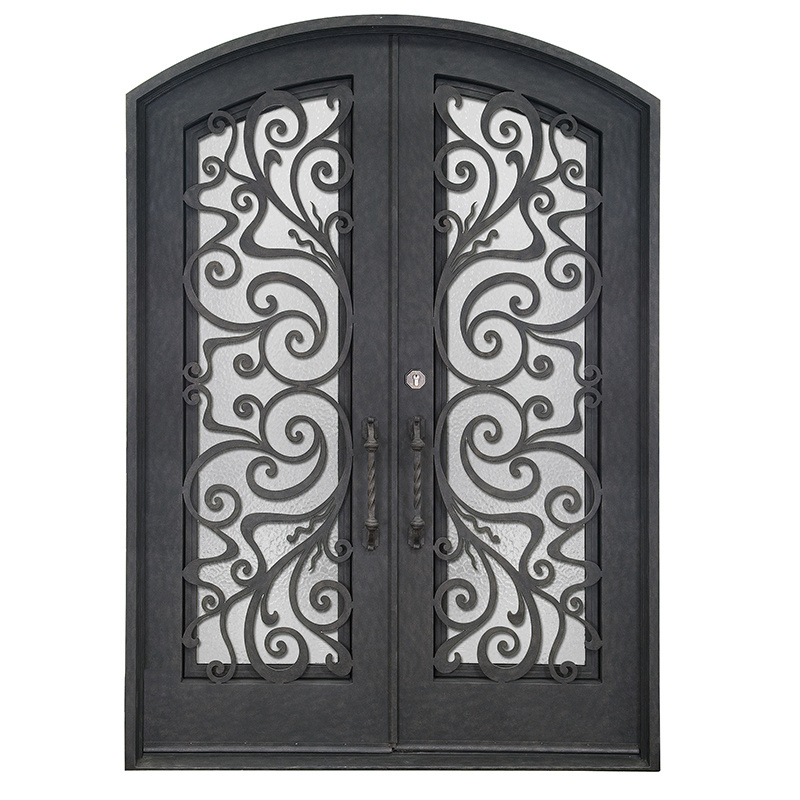 Lowes wrought iron exterior entry doors with glass