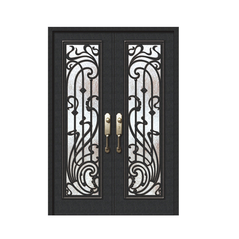 Good quality best price interior wrought iron door