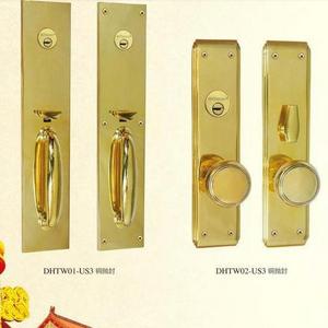 Square zinc alloy indoor door handle lock