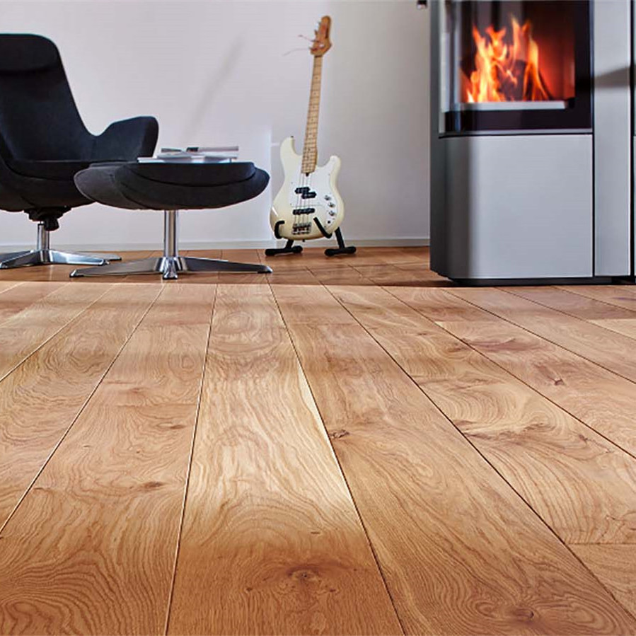 Very popular solid oak wood flooring