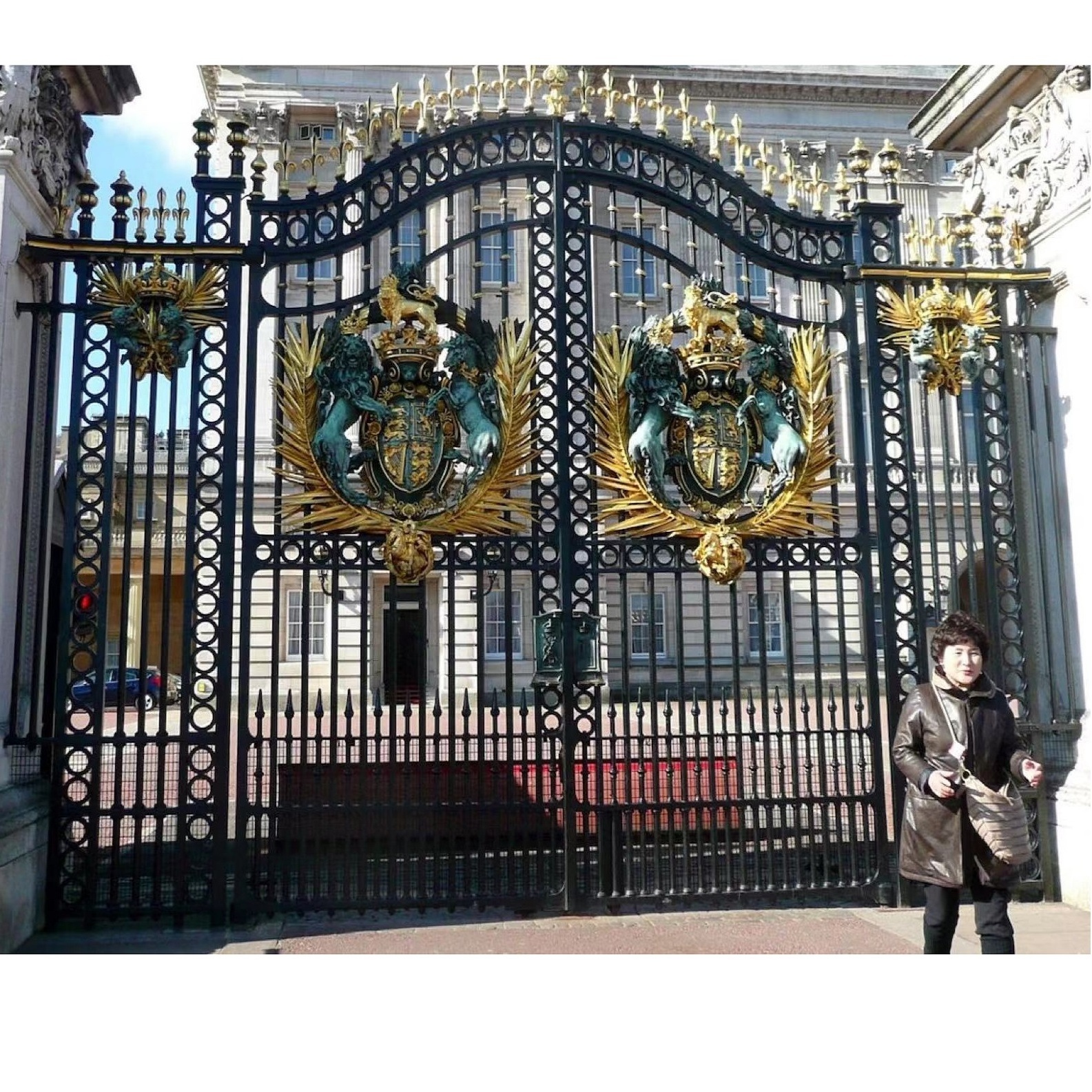 New style wrought iron gate