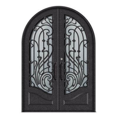 Lowes wrought iron exterior entry doors with glass