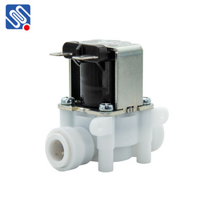 MEISHUO FPD360W High quality Quick connect 3/8" 12 v selenoide valve  24 volt food grade solenoid valve