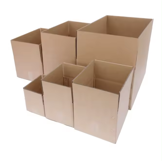 corrugated heavy duty recyclable shipping moving boxes foldable large cardboard carton