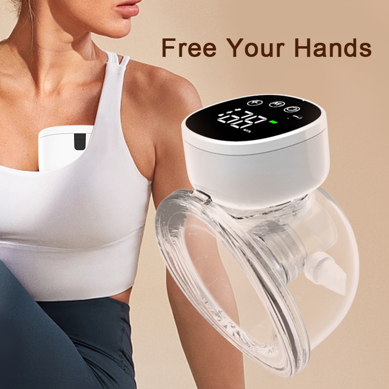 Electric Breast Pumps Portable Hands Free Wearable Breast Pump Silent Comfort Breast Milk Feeding Suction Machine