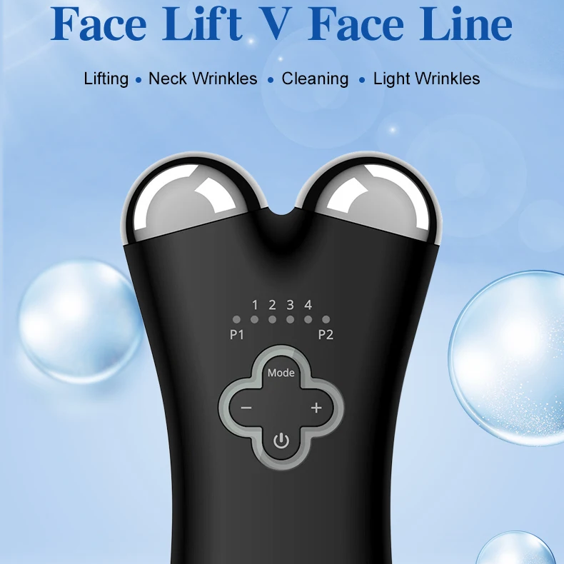 Hot Selling EMS Microcurrent Face Lift Massager Facial Lifting Device Neck Massage Instrument