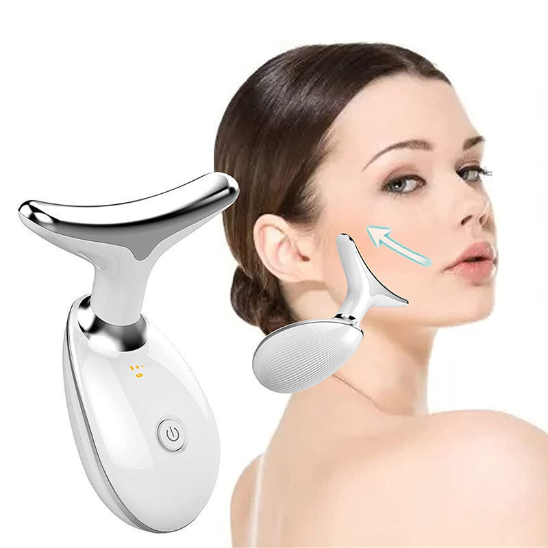 Home Use Lifting Equipment Electric Charger Tools Led Photon  V Shape Multifunction Ems Beauty Face Massager Vibration