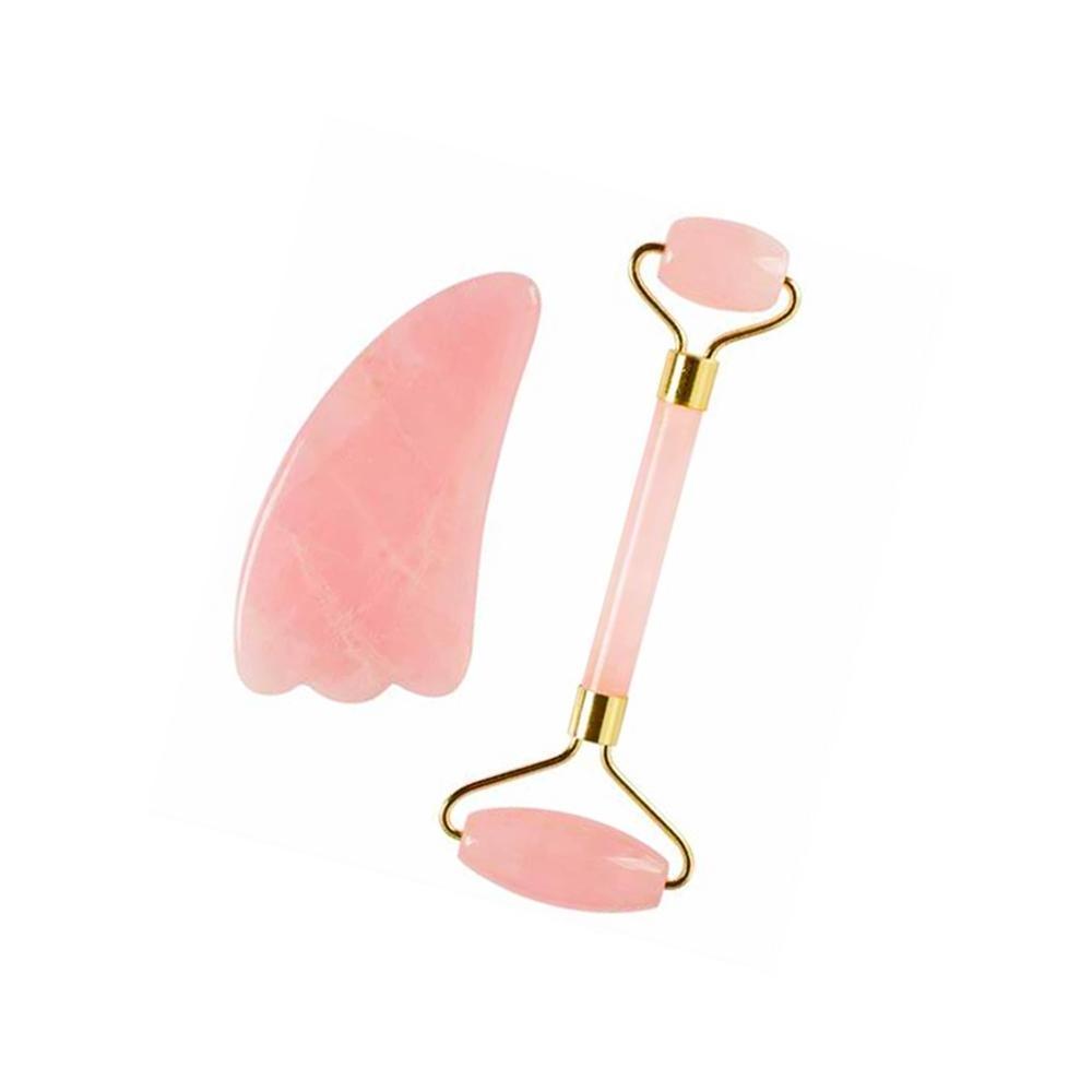 Best Seller other beauty massage products Gua Sha Quartz Jade roller Face Scraping Massager