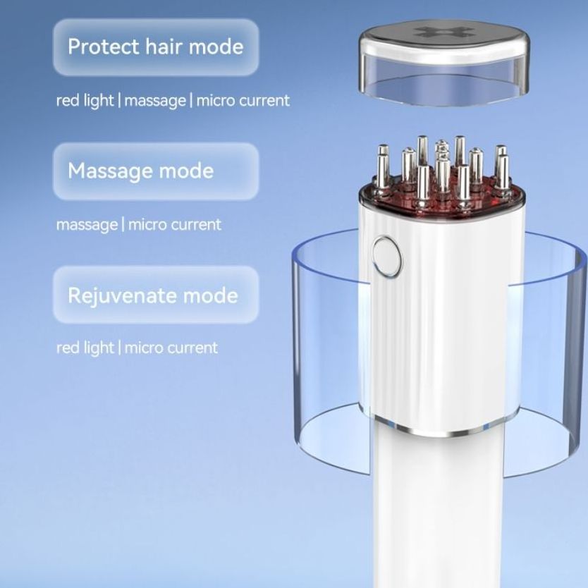 Factory Scalp Oil Applicator Massager Anti-Hair Loss Herbal Tonic Hair Liquid Guide Electric Massage Comb Applicator