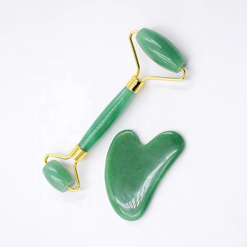 Best Seller other beauty massage products Gua Sha Quartz Jade roller Face Scraping Massager