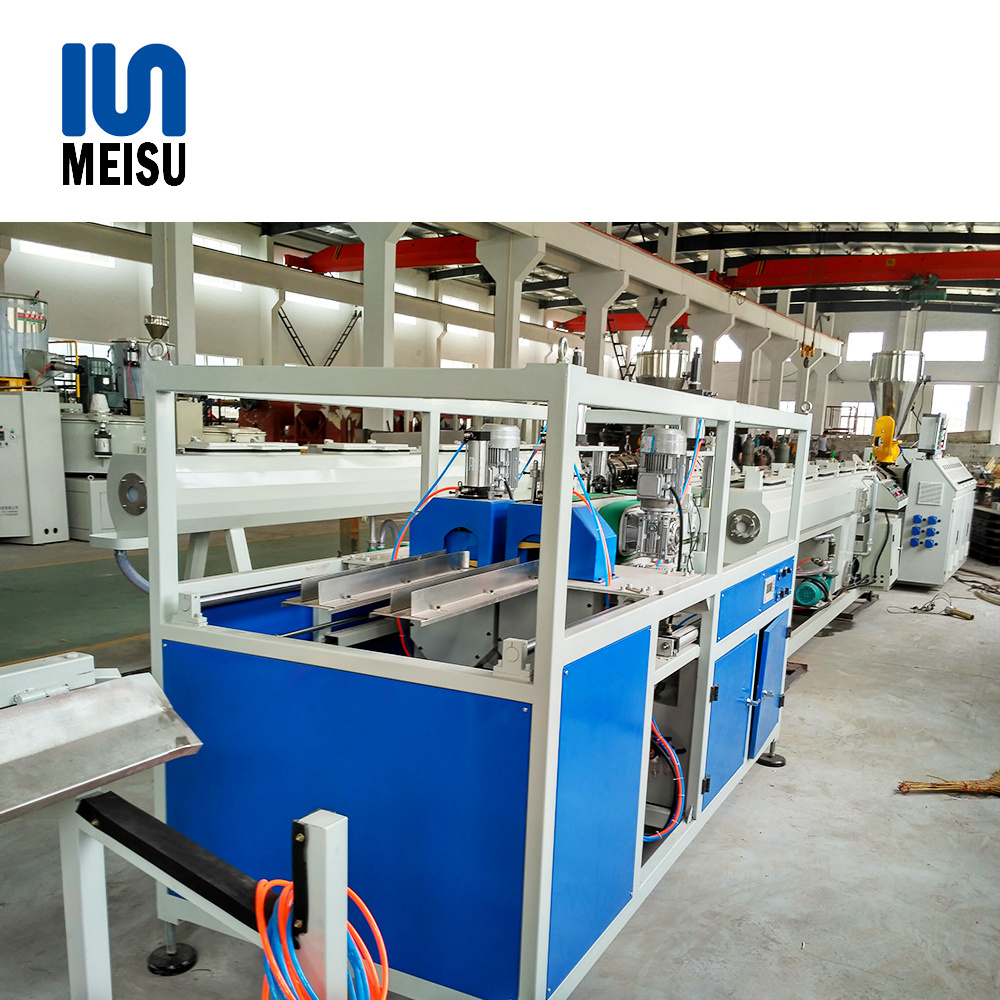 Plastic PVC PE WPC Window Door Profile Extruder Extrusion Production Machine Line