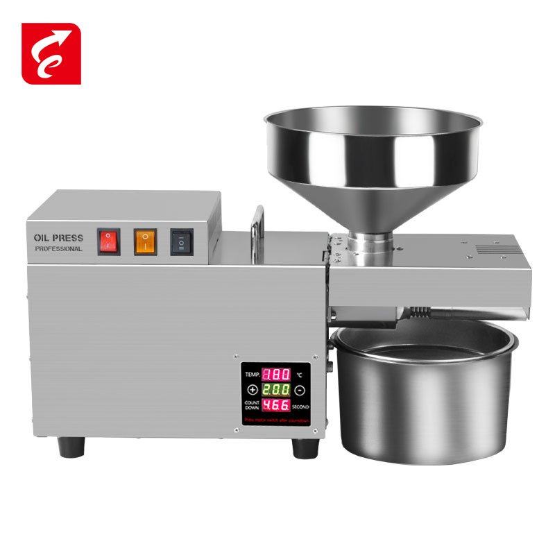 S9S Temperature Control Oil Extractor Commercial Peanut Sesame Oil Press Stainless Steel Oil Press Machine