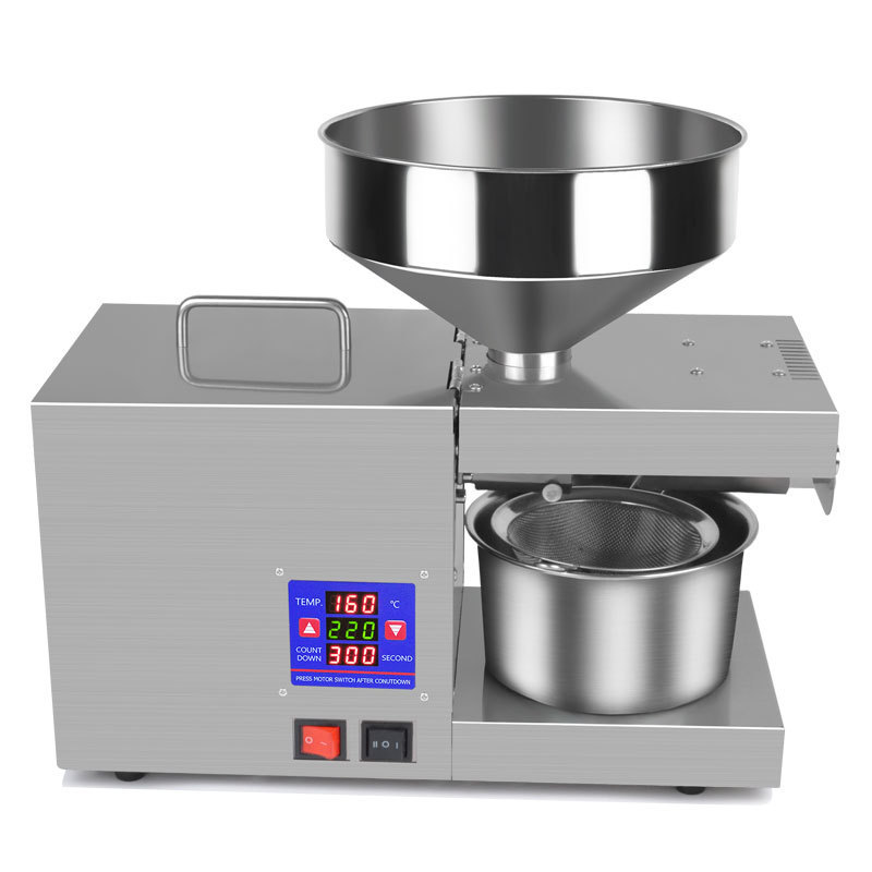 K38 Stainless steel cold mini coconut oil press machine oil extraction machine for Avocado Coconut Castor Flax Peanut Sunflower