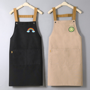 Kitchen Household Custom Brand Apron Printing Embroidery Sublimation Professional Customized Apron