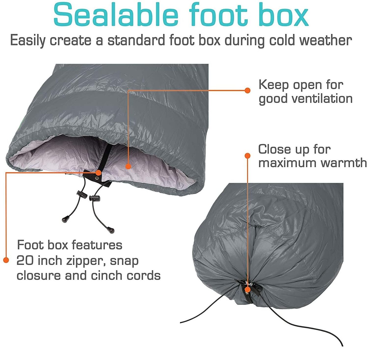 New 5 Degree Down Sleeping Quilt - Ultralight Cold Weather 3 Season Quilt - Perfect for Backcountry Camping Backpacking and Hammock