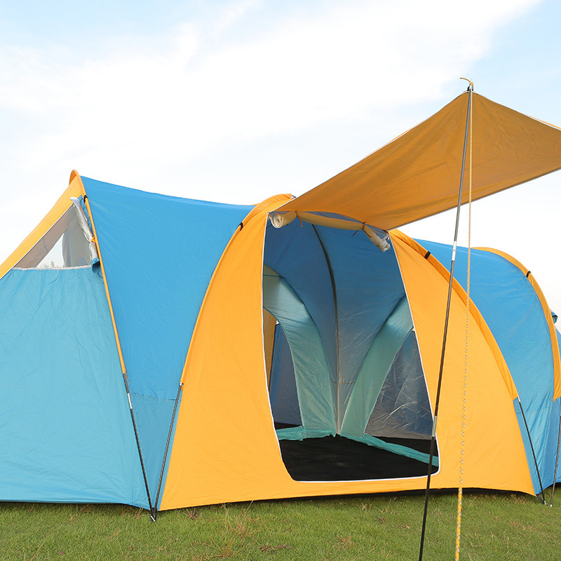 Suppliers tent Outdoor huge space waterproof tent with 3 bedroom and 1 living room manufacture tent for camping