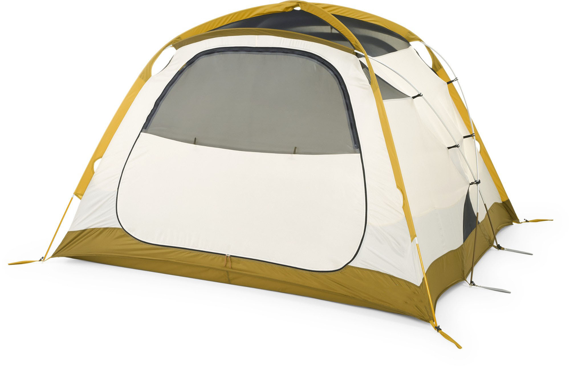 Camping Tent with Screened Porch 6-Person Tent Integrated Rainfly and Screened-In Porch Sets Up in 7 Minutes