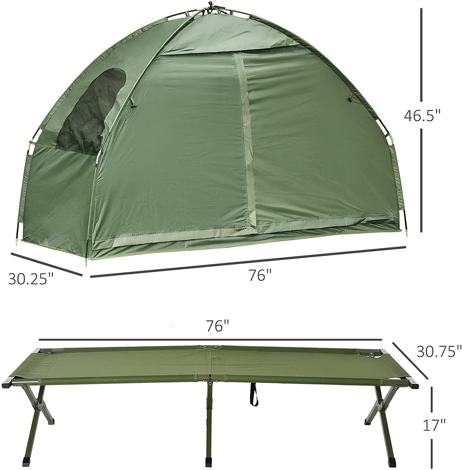 Fishing Tent Outdoor Camping Combo Set Tent Off Ground with Camping Cot Off Ground Tent Sun Rain Protection OEM MT-PT1 1911