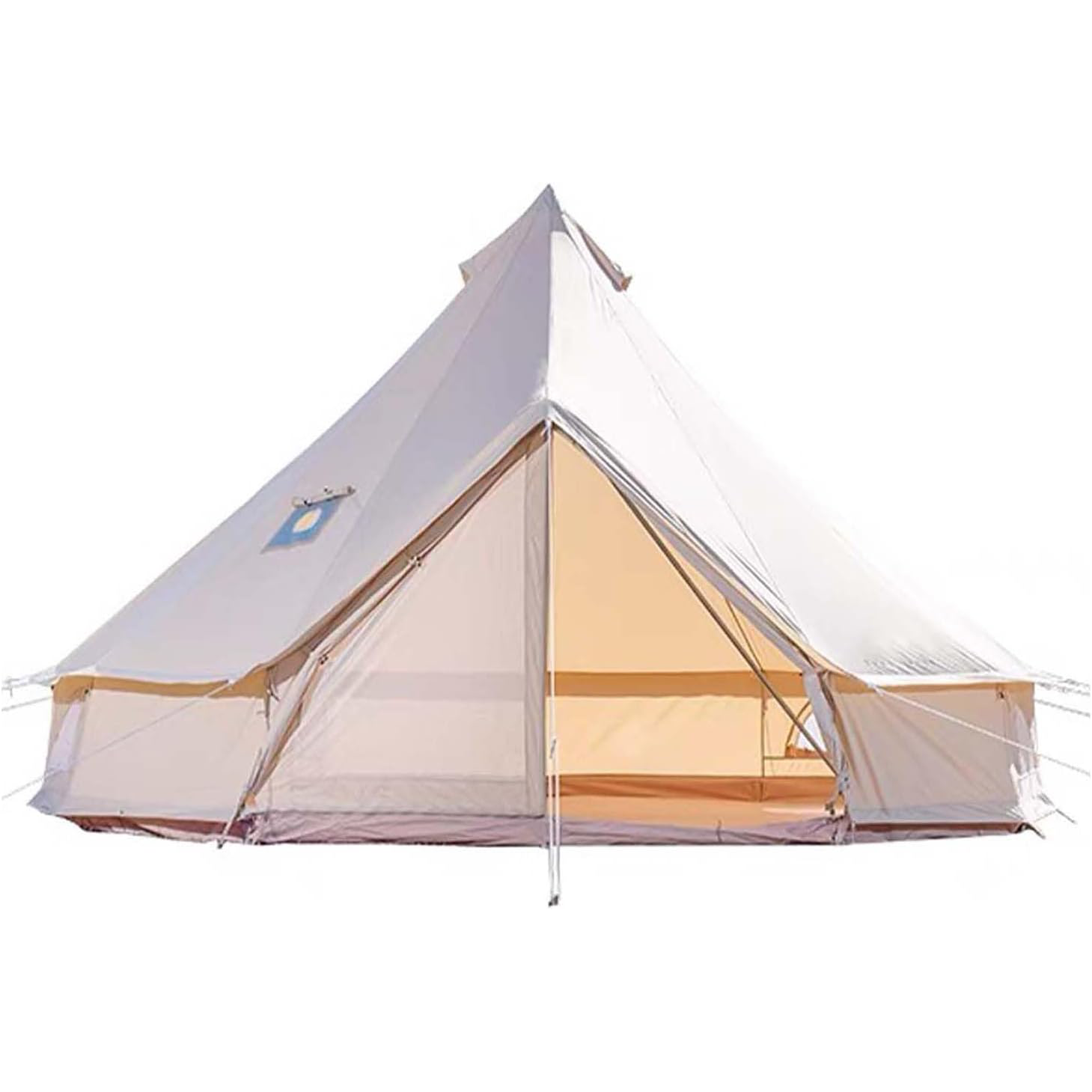 Canvas Tent Bell Tent  Yurt with Stove Jacks Camping Luxury Outdoor Camping and Glamping Cotton Yurt Tent