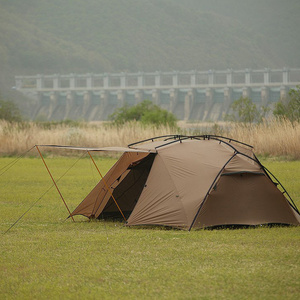 2022  High Quality Polyester Rip-stop Camping Outdoor Tunnel Tent in Aluminum poles Buy Camp Tent