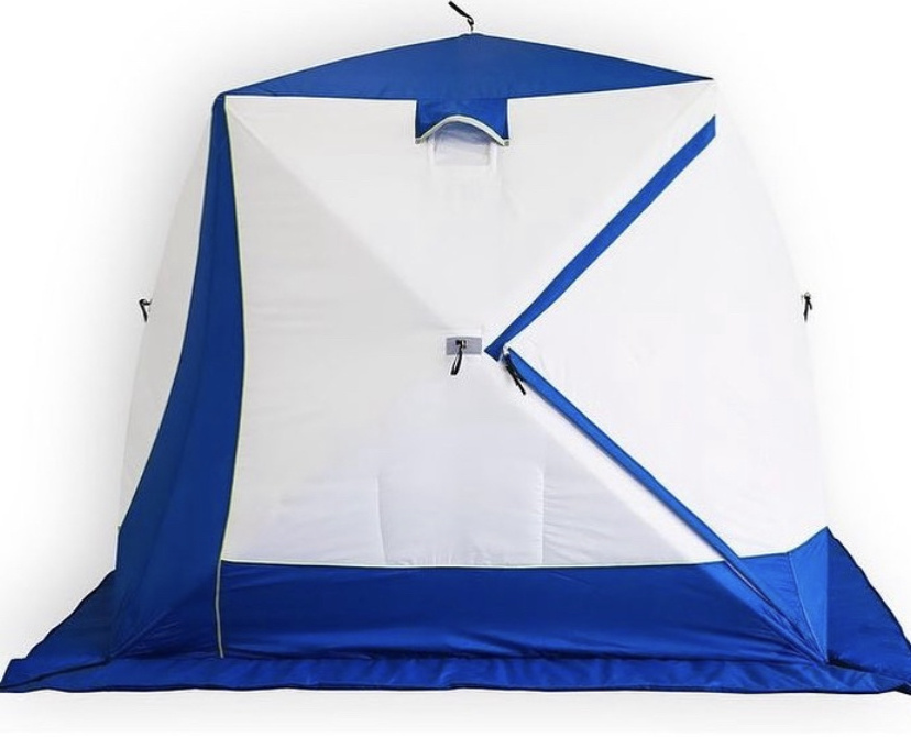 Outdoor winter fishing tent with stove camping fireproof fabric outdoor ice tent