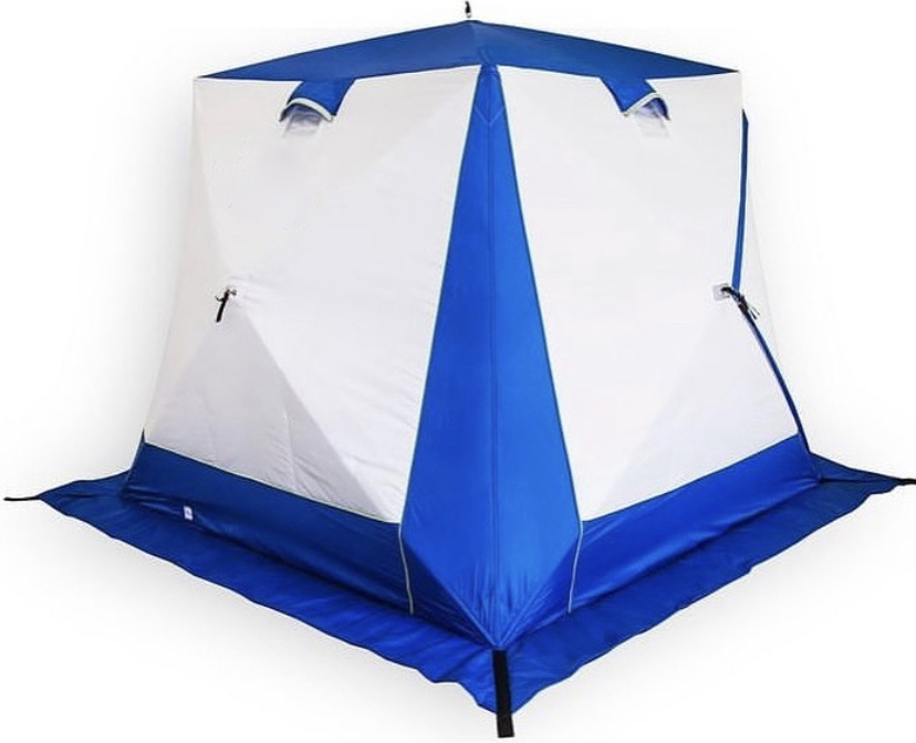 Outdoor winter fishing tent with stove camping fireproof fabric outdoor ice tent