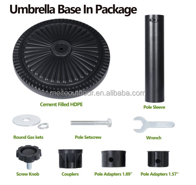 Holder Heavy Duty Cast Stone Umbrella Base umbrella stand Market Patio Umbrella stand