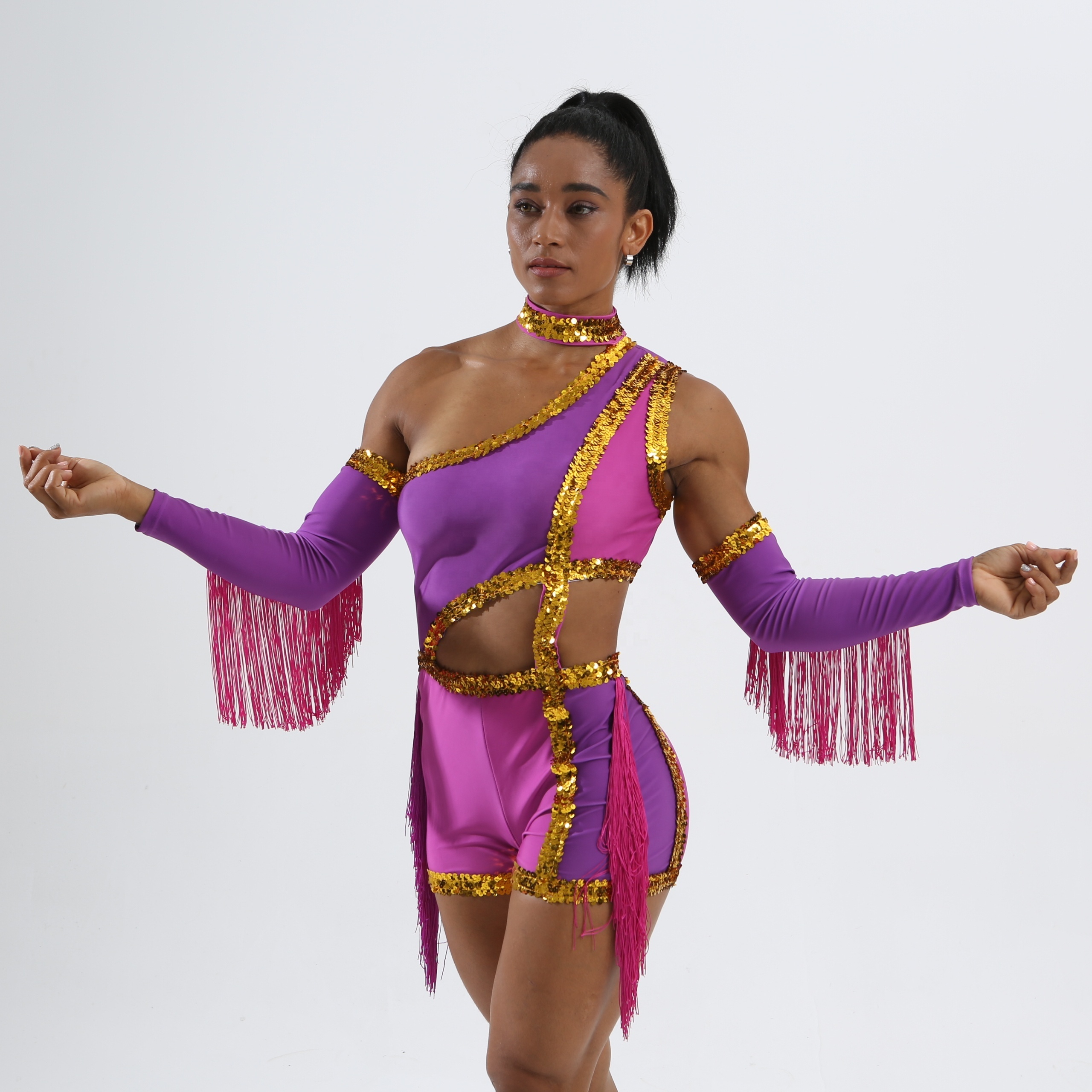 Custom high quality sequin fringe majorette dance costumes girls majorette uniform BestSuppliers