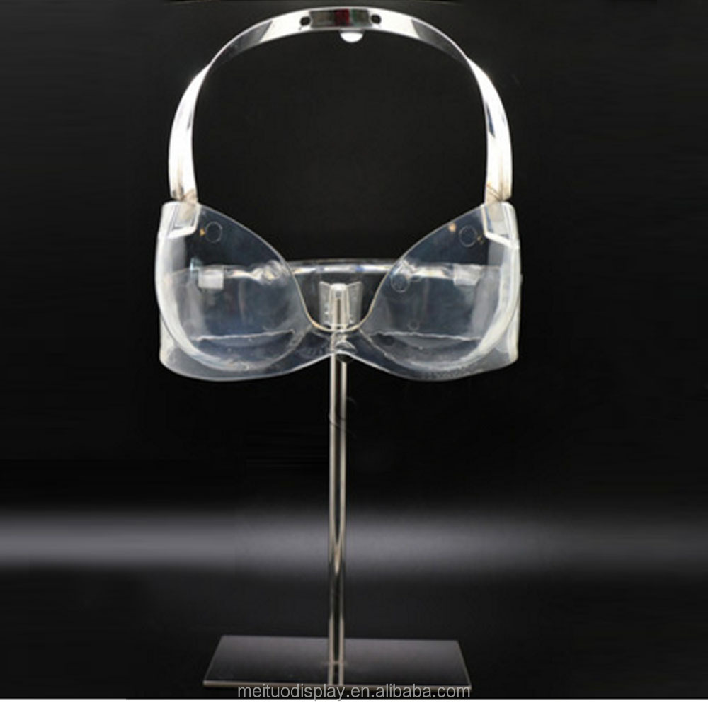 transparent PC bra display mannequin